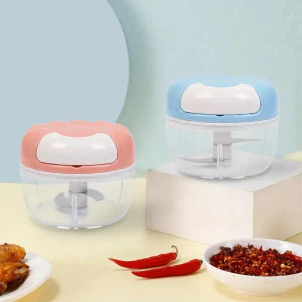 Manual Garlic Press Multi-function Garlic Grinding Chopper Food Vegetables Cutter Meat Grinders Kitchen Gadgets Masher Tools - Image 2