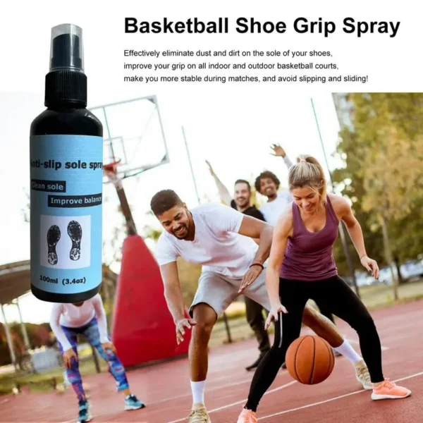 Grip Spray For Basketball Shoes 100ml Anti-Slip Sole Spray Basketball Shoe Sole Spray Sole Enhancer Protect Soles - Image 6