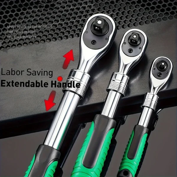 Socket Sleeve Wrench Set ,Car Repair Tool,Hand Tools,Key Set Wrench,Ratchet Wrench Set 1/4 3/8 1/2 Auto Repair Spanner Tools - Image 5