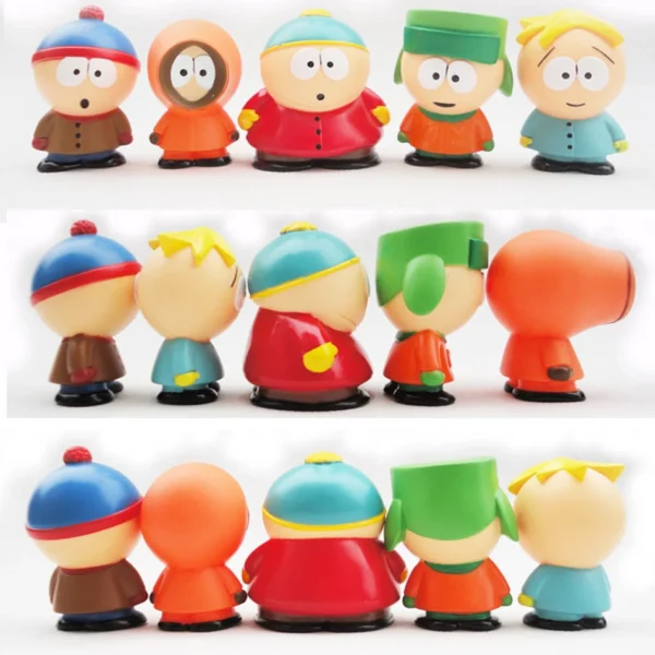 6cm 5PCS Set Southern Park Action Figure Toy Stan Eric Creative Austral Park Doll Gift for Kids Home Decoration Moldel - Image 4