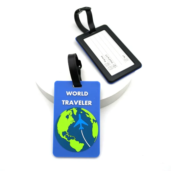1PCS Travel Accessories Luggage Tag Creative Suitcase Fashion Style Silicon Portable Travel Holder - Image 4