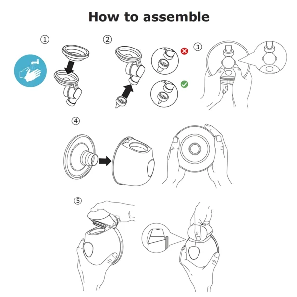 Wearable Breast Pump Electric Painless Double-sided Fully Automatic Integrated Hands-free Breast Collector Breastfeeding - Image 5