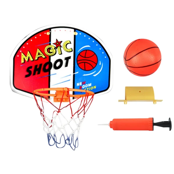 Kids Basketball Ring Hoop Netting Hanging Basket Basket-ball Indoor Outdoor Sport Parent-child Interactive Playing Toys - Image 3