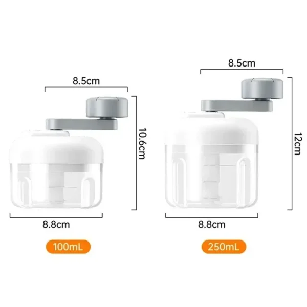 Multifunctional Vegetable Chopper Small Food Processor Manual Hand-Cranked Food Chopper Mincer Tool Garlic Kitchen Gadgets - Image 6
