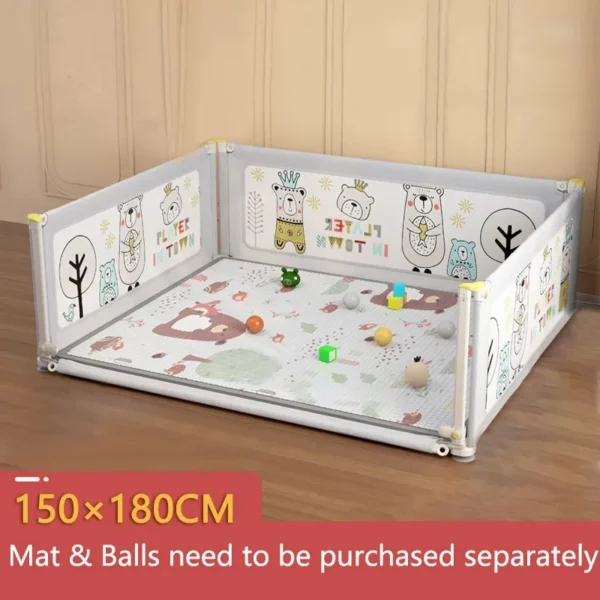 Baby Playpens Children's Playpen Optional 5 Sizes Playpen for Baby Activity Gym Kids Play Fence Playground Child Safety Barrier - Image 5
