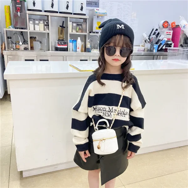 Children's Messenger Bag Fashion Patent Leather Cute Little Girls Mini Shoulder Bag for Kids Hot Coin Purse Small Handbags - Image 3