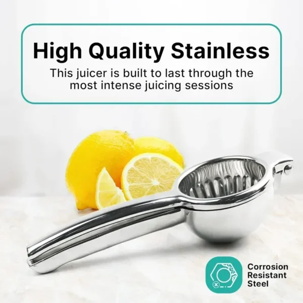 Stainless Steel Lemon Squeezer Manual Juicer Processor Orange Juicer Squeezer Clip Fruit Pressing Portable Blender Kitchen Tools - Image 4