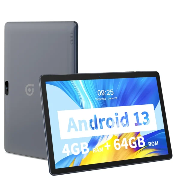 PRITOM 10 Inch Tablet PC with SIM Slot Android 13 64 GB Quad Core Touch Screen WiFi GPS Support 3G Phone Call - Image 2