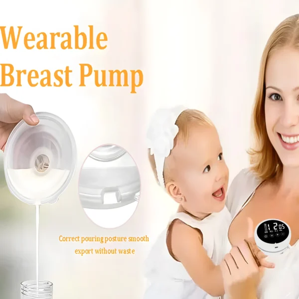 Wearable Breast Pump Electric Painless Double-sided Fully Automatic Integrated Hands-free Breast Collector Breastfeeding - Image 6