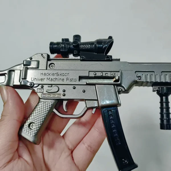 30CM MP5 Rifle Model Alloy Mini Detachable TToy Gun PUBG Jedi Toy Gun Fidget Toy Desktop Ornament for Boy Adults Birthday Gift - Image 2
