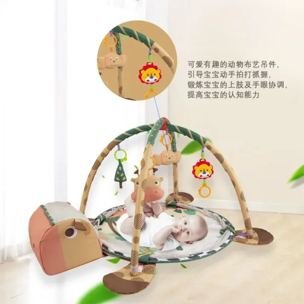 Baby Fitness Frame Multifunctional Educational Mat Fence Crawling Blanket Early Education Activity Game Play Infant Initiate Toy - Image 3