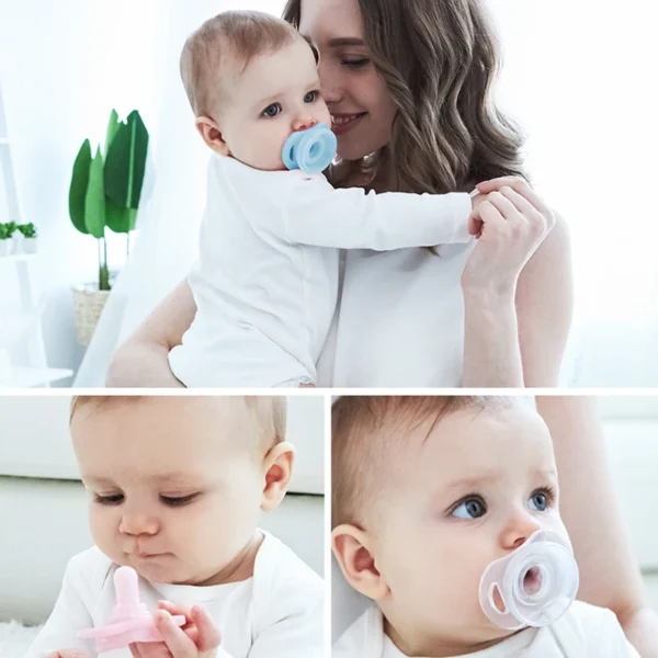 1pc/2pcs Baby Pacifier Soft Silicone Pacifier Soother Newborn Soothing Nipple Nursing Teether Sleeping Pacifier Baby Supplies - Image 4