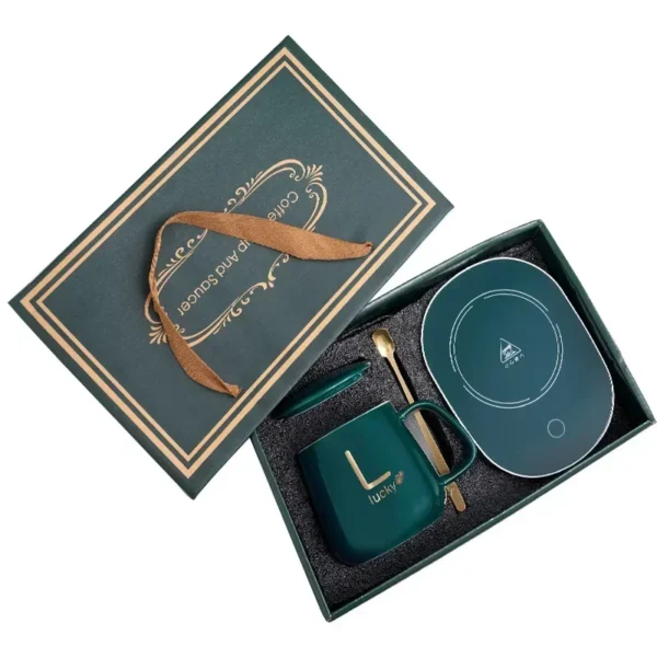 55 Degree Cup Set with Warm and Heat-Resistant Ceramic Mark Cup for Business Gift - Image 3