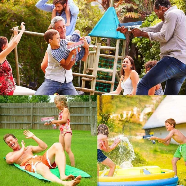 Automatic Electric Water Gun 500cc Large Capacity Super Strong Distance 10m Children and Adults Leak Proof Water Battle - Image 5
