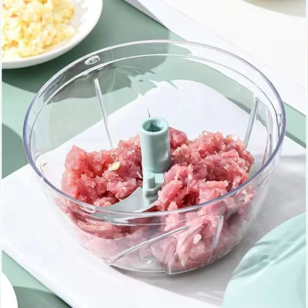 900ML Garlic Chopper Manual Garlic Press Food Vegetables Cutter Meat Grinders Gadgets Hand Mincer Garlic Masher kitchen Tools - Image 3