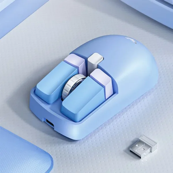 AULA SC320 Wireless Mouse 2.4G Dual-mode Bluetooth Charging Cute Girl for PC Laptop Ipad Office Esports Boy Gift