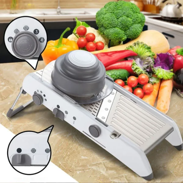 Manual Slicer Multifunctional Vegetable Cutter Gadgets Manual Food Processors Grater Machine Processor Rapid Slicer Kitchen Tool - Image 5