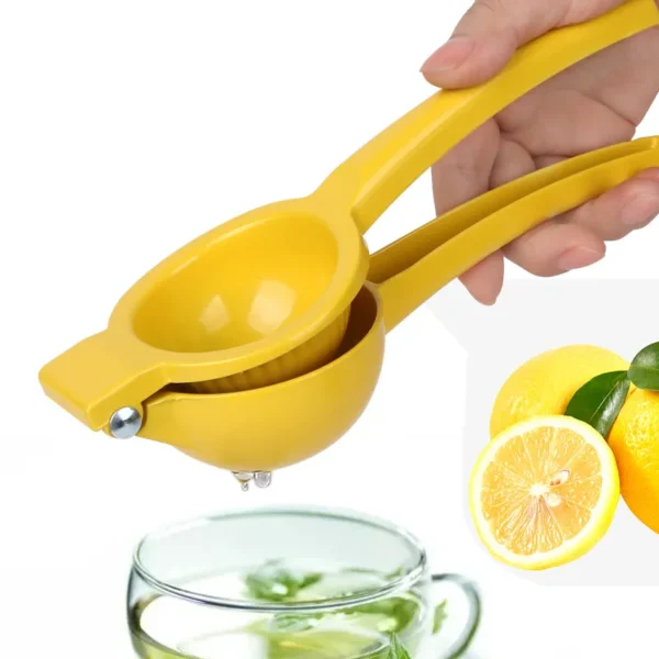 Home Manual Lemon Squeezer Aluminum Alloy Hand Pressed Orange Fruit Juicer Portable Practical Kitchen Tools Mini Blender - Image 2