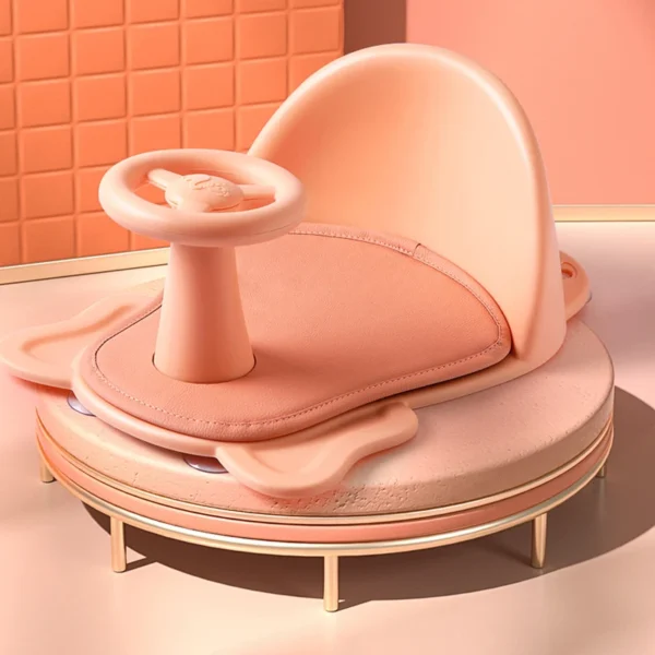 Baby Tub Seat Bathtub Pad Mat Chair Safety Anti Slip Newborn Infant Baby Care Children Bathing Seat Washing Toys Shower Chair - Image 6