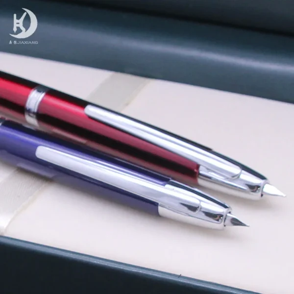 1 PCS JINHAO 10 Brand New Press-out Nib Metal Fountain Pen,Retractable Fine Nib with Ink Converter - Image 2