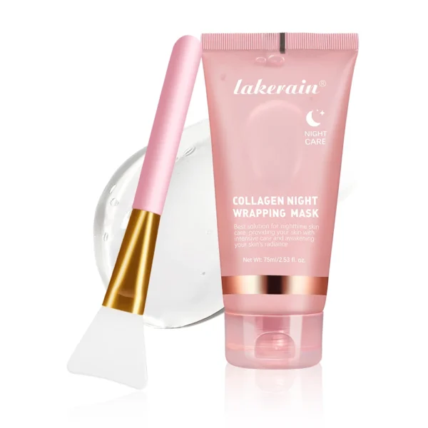 75ml Collagen Peel-off Mask Night Wrapping Facial Mud Firming mask Daily 100g Collagen Jelly Cream Hydrolyzed Collagen Skin Care - Image 2
