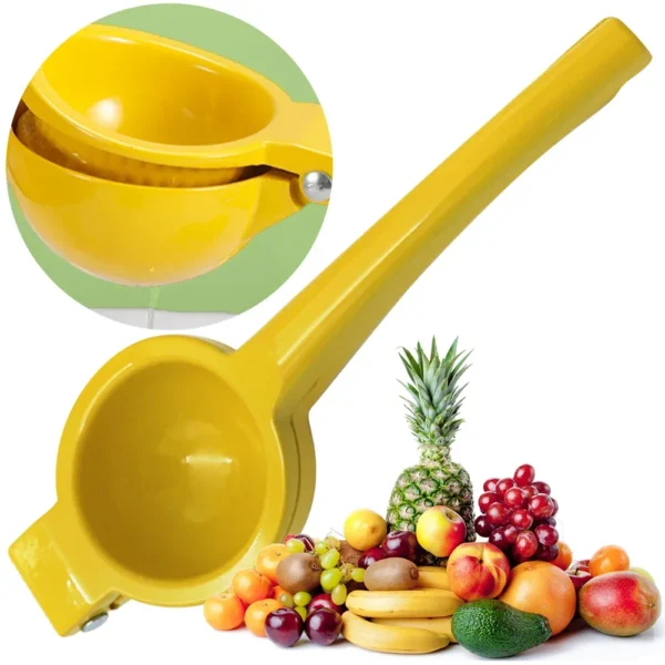 Lemon Squeezer Home Manual Lemon Squeezer Aluminum Alloy Portable Hand Pressed Citrus Orange Fruit Juicer Practical Kitchen Tool - Image 2