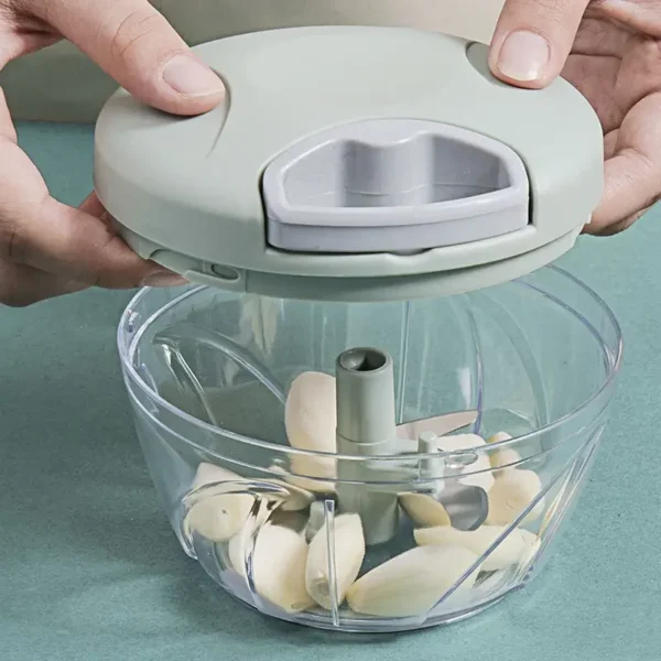 500/900ML Garlic Chopper Manual Garlic Press Food Vegetables Cutter Meat Grinders Kitchen Gadgets Hand Mincer Garlic Masher - Image 5