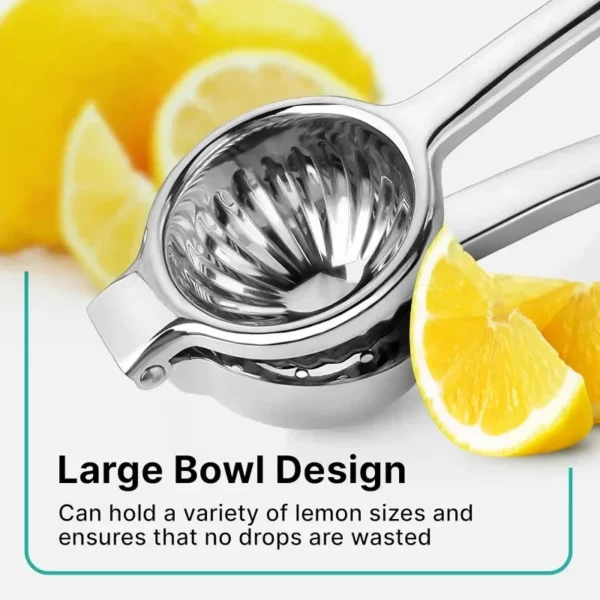 Stainless Steel Lemon Squeezer Manual Juicer Processor Orange Juicer Squeezer Clip Fruit Pressing Portable Blender Kitchen Tools - Image 5