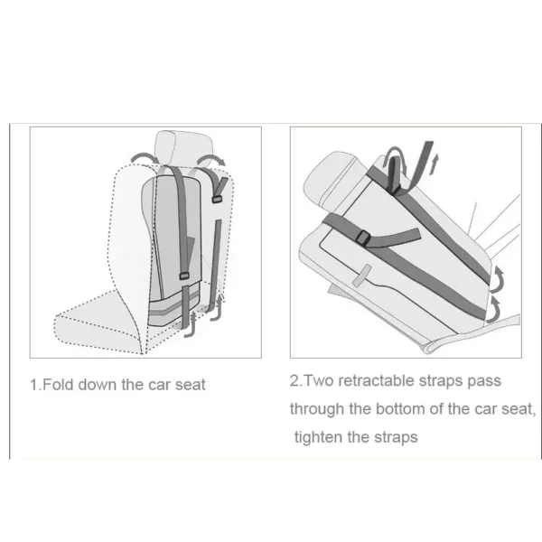 Safety Seats for Children Baby Car Seat Accessories 6 Months To 12 Years Old Breathable Chairs Mats Car Seat Cushion Adjustable - Image 4