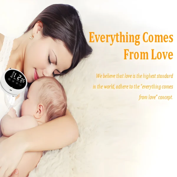 Wearable Breast Pump Electric Painless Double-sided Fully Automatic Integrated Hands-free Breast Collector Breastfeeding - Image 4