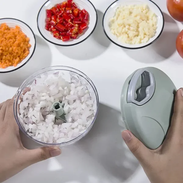 500/900ML Garlic Chopper Manual Garlic Press Food Vegetables Cutter Meat Grinders Kitchen Gadgets Hand Mincer Garlic Masher - Image 4