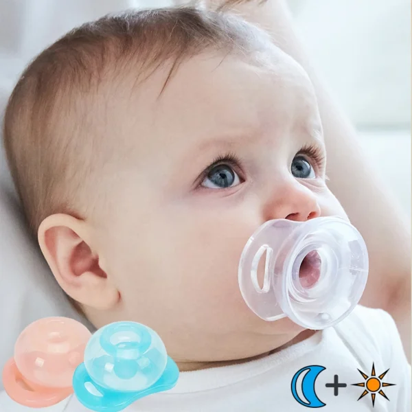 1pc/2pcs Baby Pacifier Soft Silicone Pacifier Soother Newborn Soothing Nipple Nursing Teether Sleeping Pacifier Baby Supplies