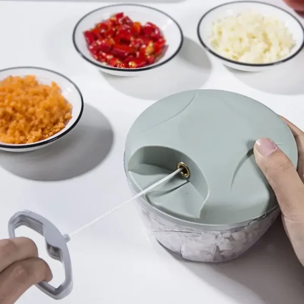 500/900ML Garlic Chopper Manual Garlic Press Food Vegetables Cutter Meat Grinders Kitchen Gadgets Hand Mincer Garlic Masher - Image 3