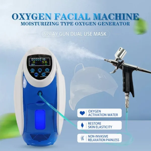 2024 Newest Korea O2 To Derm Water 98% Oxygen Jet O2derm Oxygen Facial Mask Dome Oxygen Infusion O2toderm Dome Machine FR-XG78