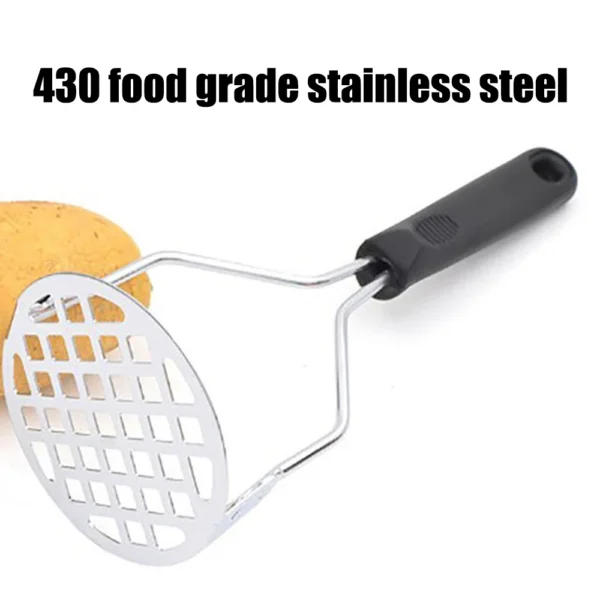 Manual Potato Masher Kitchen Tool Potato Masher Potato Masher Masher Stainless Steel Smooth Potato Blender - Image 4