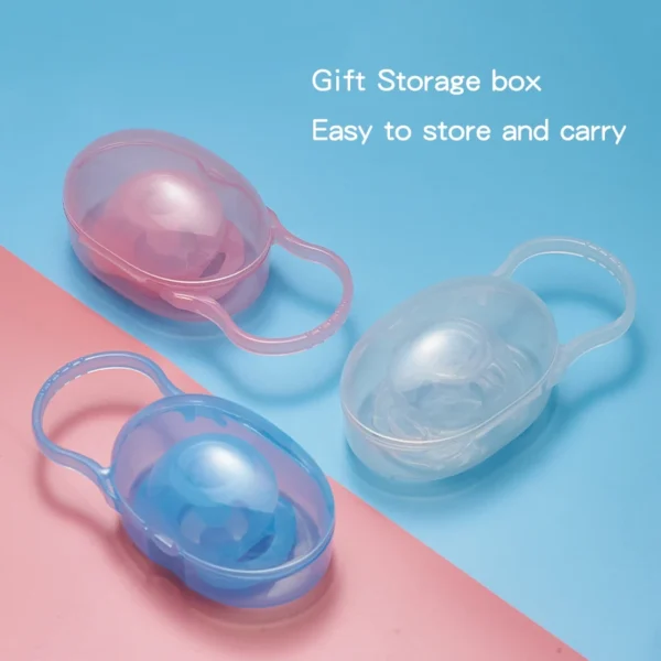1pc/2pcs Baby Pacifier Soft Silicone Pacifier Soother Newborn Soothing Nipple Nursing Teether Sleeping Pacifier Baby Supplies - Image 2