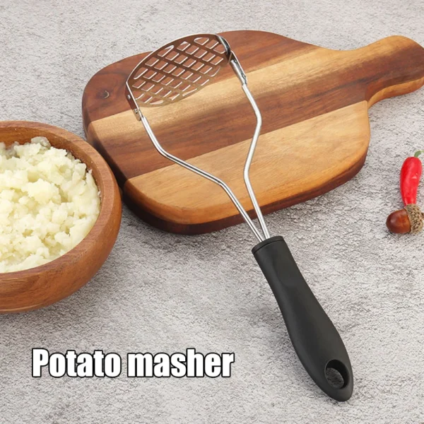 Manual Potato Masher Kitchen Tool Potato Masher Potato Masher Masher Stainless Steel Smooth Potato Blender - Image 5