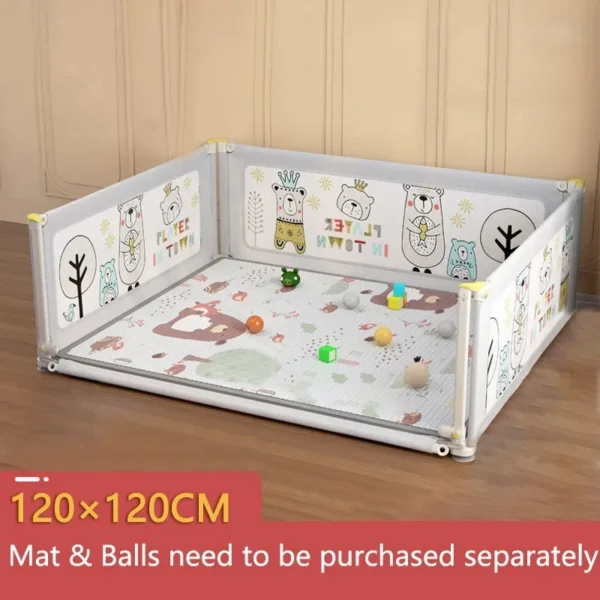 Baby Playpens Children's Playpen Optional 5 Sizes Playpen for Baby Activity Gym Kids Play Fence Playground Child Safety Barrier - Image 6