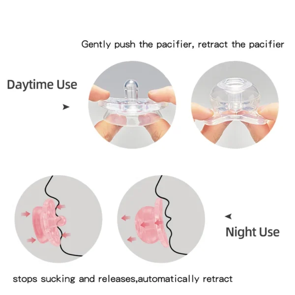 1pc/2pcs Baby Pacifier Soft Silicone Pacifier Soother Newborn Soothing Nipple Nursing Teether Sleeping Pacifier Baby Supplies - Image 6