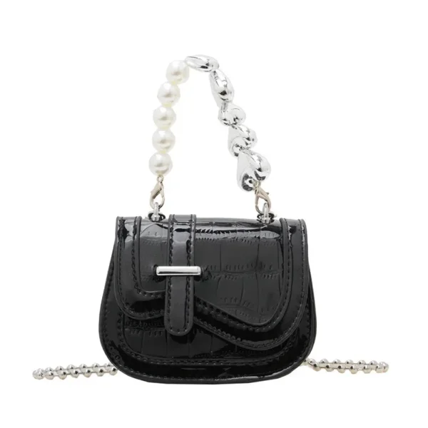 Fashion Child Backpack New Versatile Trendy Girl Bag Mini Cute Pearl Exquisite School Bag Princess Elegant Temperament Handbag - Image 5