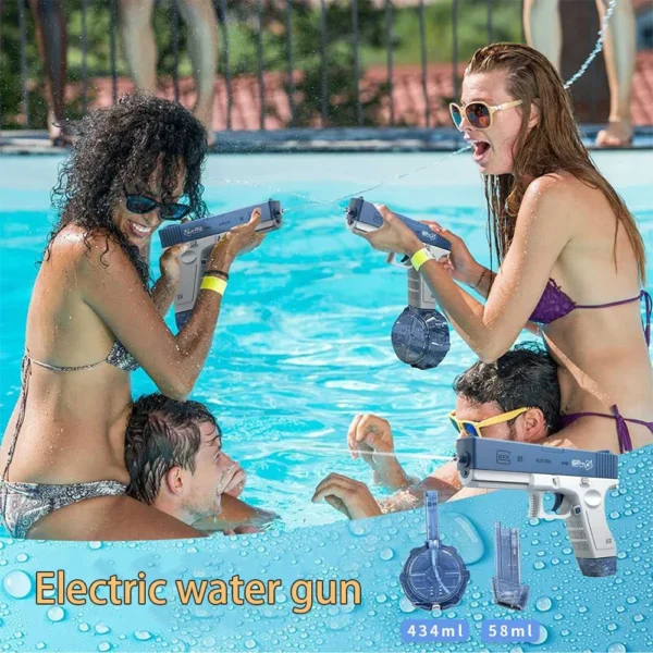 Automatic Electric Water Gun 500cc Large Capacity Super Strong Distance 10m Children and Adults Leak Proof Water Battle - Image 3
