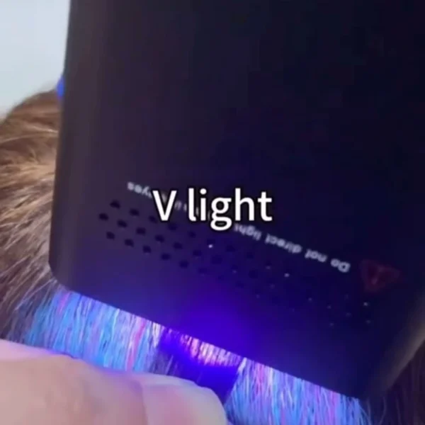 V-Light Technology Hair Extension Machine Black Hair Extension Tools Kit Set for Human Hair Extensi with V light Hair Glue - Image 4