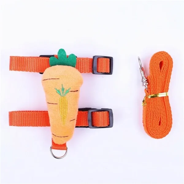 Rabbit Harness and Leash Set Adjustable for Small Animals Ferrets Piggies Hedgehogs Outdoor Walking Cute Decorations - Image 4