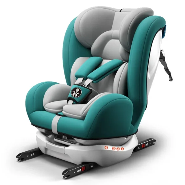 AP01 Child Car Seat 360° Rotatable With ISOFIX and Rest Position 5-Point Harness 9-36KG Group 0+1/2/3 9-36 kg/0-12 Years
