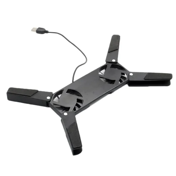 New Laptop Cooling Pad Laptop Cooler USB Powered Cooling Pad Bracket 2 Fans for Laptop Universal 7 15" 1 Laptop Stand - Image 3
