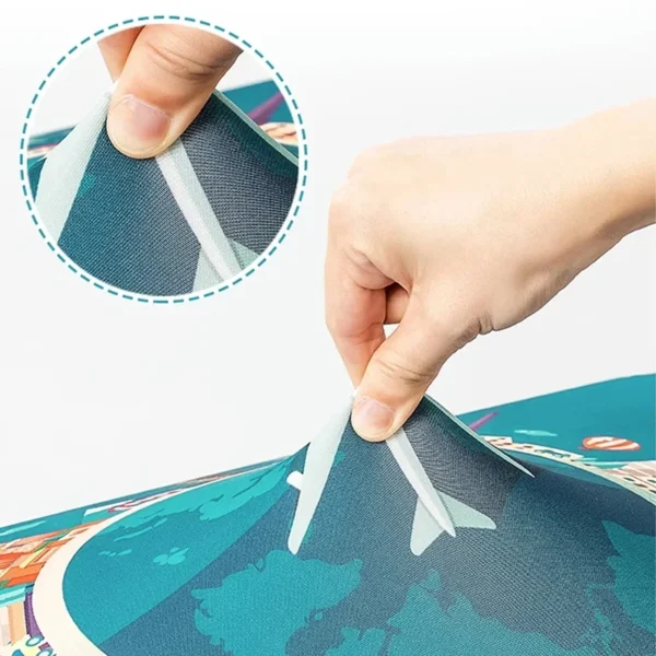 Thick Elastic World Map Luggage Protective Cover Zipper Suit for 18-32 Inch Bag Suitcase Covers Trolley Cover Travel Accessories - Image 6