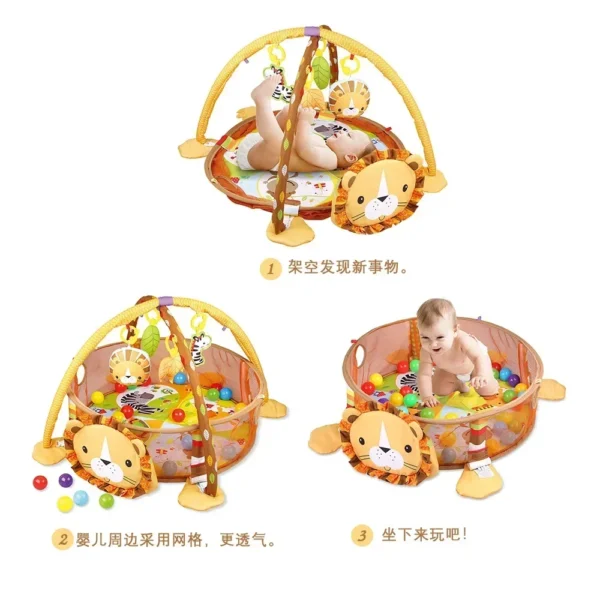 Baby Fitness Frame Multifunctional Educational Mat Fence Crawling Blanket Early Education Activity Game Play Infant Initiate Toy - Image 5