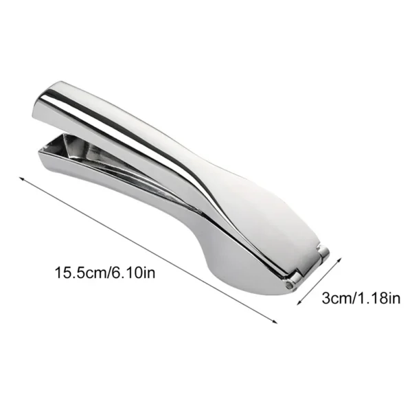 Garlic Press Stainless Steel Garlic Mincer Garlic Crusher Detachable Easy to Squeeze and Clean Kitchen Tools for Fine Garlic - Image 5