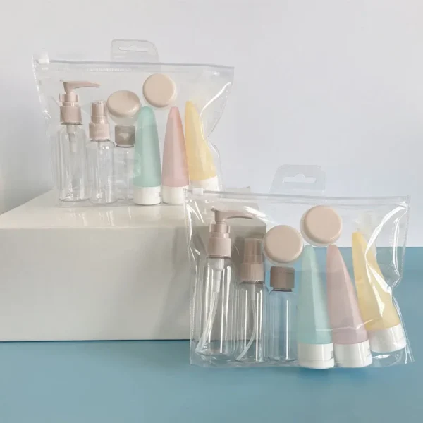 Perfume Bottle Set Refillable Spray Lotion Shampoo Shower Tube Bottling Refill Cosmetic Travel Liquid Container Portable Tool - Image 2