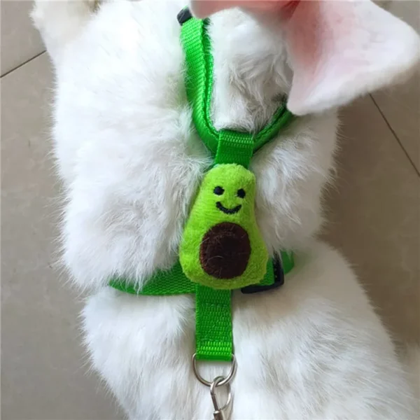 Rabbit Harness and Leash Set Adjustable for Small Animals Ferrets Piggies Hedgehogs Outdoor Walking Cute Decorations - Image 3